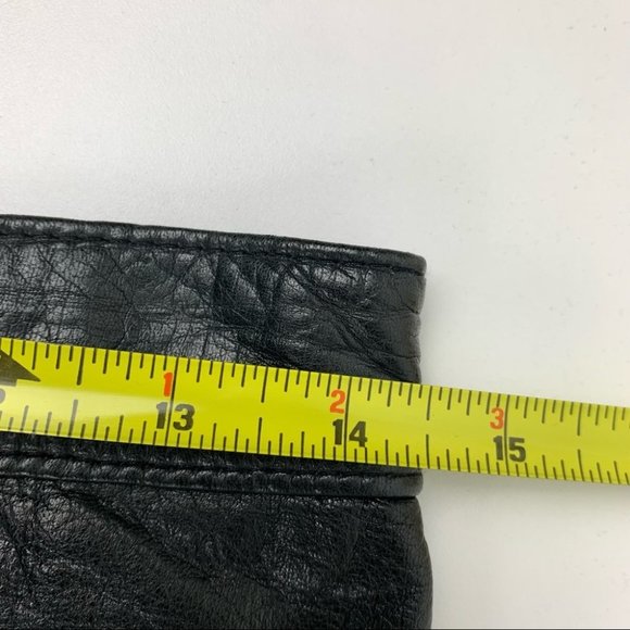 VINTAGE The Boutique of Leathers  Black Leather Skirt - Picture 4 of 7